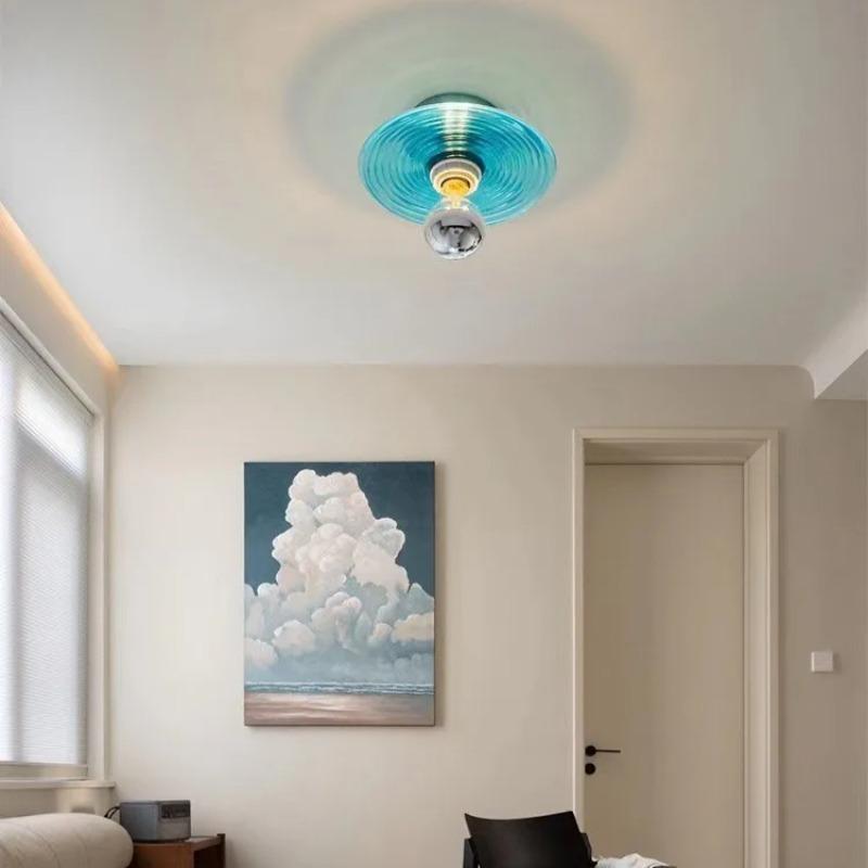 LED Wall Lamp Water Ripple Glass Lighting For Bedroom Bedside Living Room Backdrop StudyHome Decoration Amblance Sconces