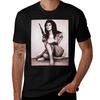 Edwige Fenech Tshirt Work Basic Short Sleeve Top