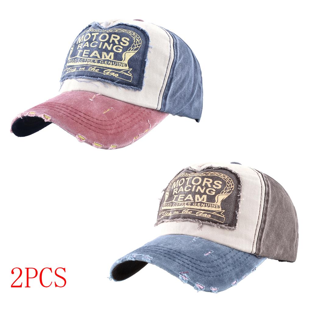 Vintage Washed Denim Baseball Cap For Men And Women Snapback Trucker Hat With Letter Patch Spring Autumn Unisex Hip Hop Cap
