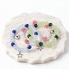 Festive Gifts Colorful Natural Stone Beaded Bracelet Set With Star Charms Sweet Fashion Jewelry For Women Daily Wear Gift
