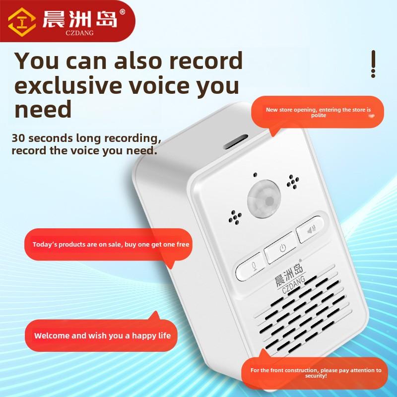 Drahtlose Willkommens-Türklingel, Türklingel mit Bewegungssensor für Unternehmen, Geschäfte, Ladeneingänge