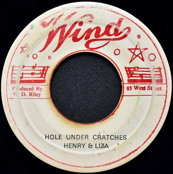 

7inch Record HENRY LIZA TIVOLIS Hole Under Cratches Hole Under Cr NONE Wind 1973 Jamaica Reggae Ska Dub Used