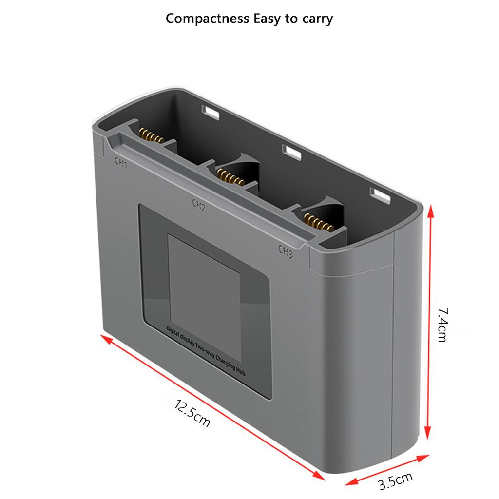 For Mavic Mini 2/SE Battery Charging Hub Drone Battery Charger Charge Three Batteries for DJI Mini SE/Mini 2 Drone Accessories