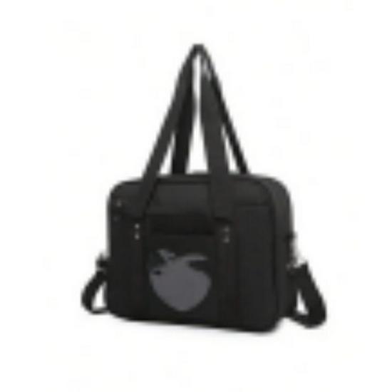 Borsa Tote in Tela JK: Borsa a tracolla versatile a spalla singola per studenti e fan di COS Anime - Ideale per il pendolarismo e i laptop