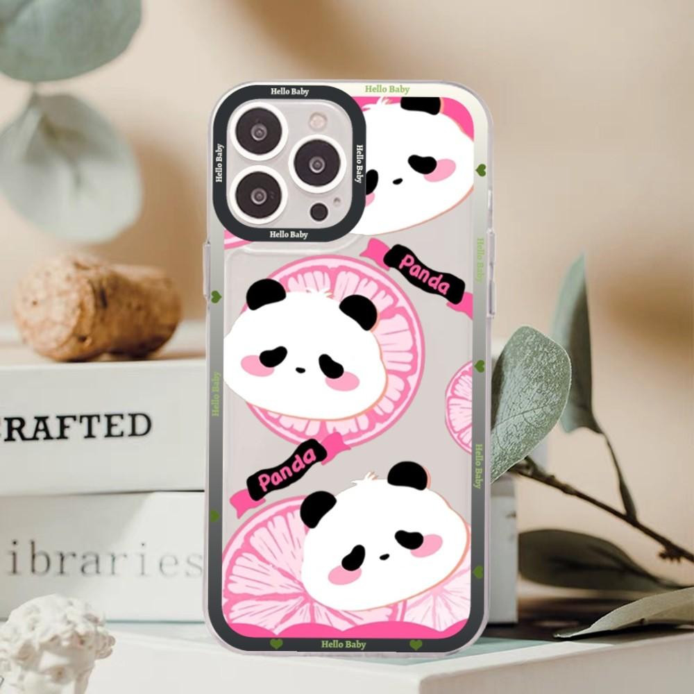 Cute Kawaii Panda Mousepad For Redmi 7 8 9 A For Redmi Note 5 7 8 9 10 11 Pro Max 4G 5G Funfas