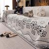 Thickened Four Season Universal Tassel Edge Sofa Towel Anti Cat Scratching Couch Cover Machine Washable Sofa Cover Cloth