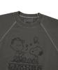 THISISNEVERTHAT Tnt Peanuts Faded Crewneck Charcoal