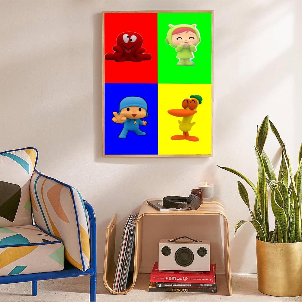 Pocoyo 5D Diy Diamond Painting Round Diamond Diy Frameless Holiday Artwork Suitable For Home Office Wall Decoration