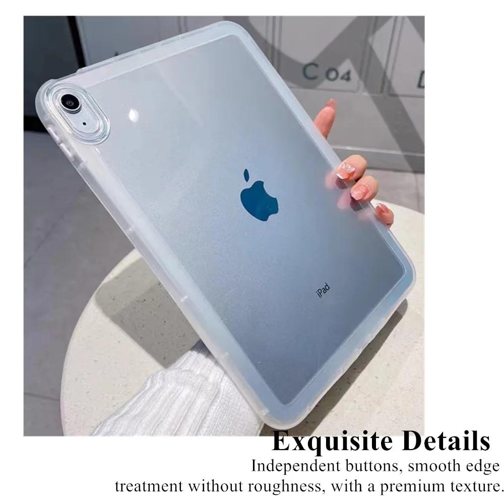 Pour Étui iPad Pro 11 Air 5 Mini 6 Air 4 Tablette Étui Transparent pour iPad 10ème Génération 10.9 9ème 8ème 7ème 10.2 12 9 Funda