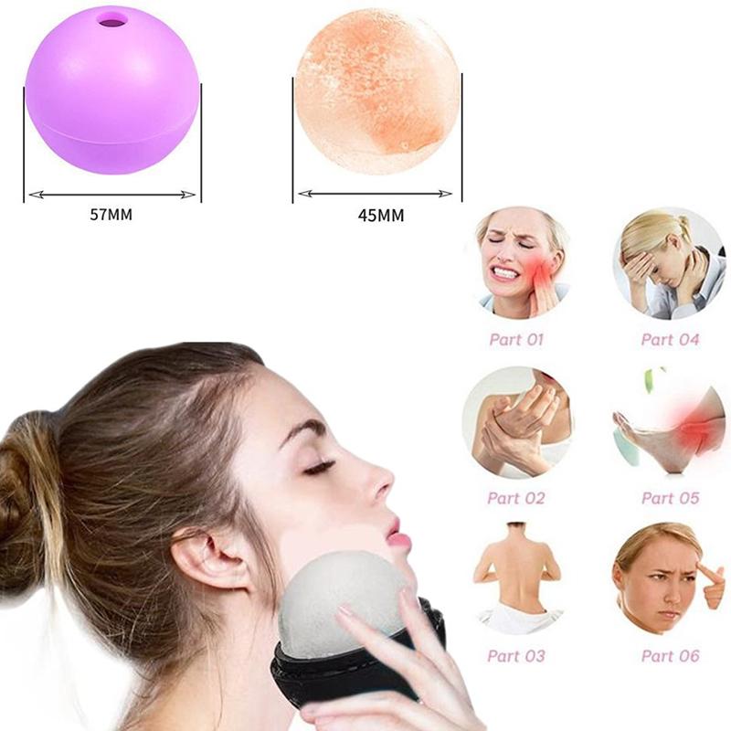 Ice Roller For Face And Eye Facial Beauty Ice Roller Skin Care Tools Ice Facial Cube Silicone Ice Mold Beauty Accessories