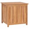 Garden Chest, 60X50X58 Cm, Solid Teak Wood