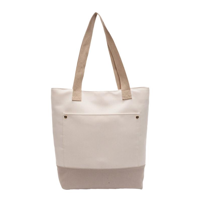 Canvas Large Capacity Tote Bag Student Shoulder Bag Women's Crossbody Bag