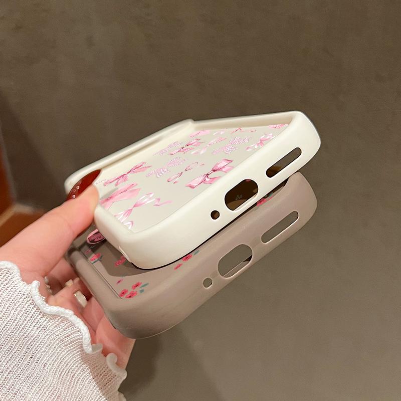 Per Google Pixel 9 Pro XL 8A 8 Pro 7A Custodia Guscio Stampa Fiori Fiocco TPU Antiurto Opaco Silicone Morbido Protezione Obiettivo Cover Telefono