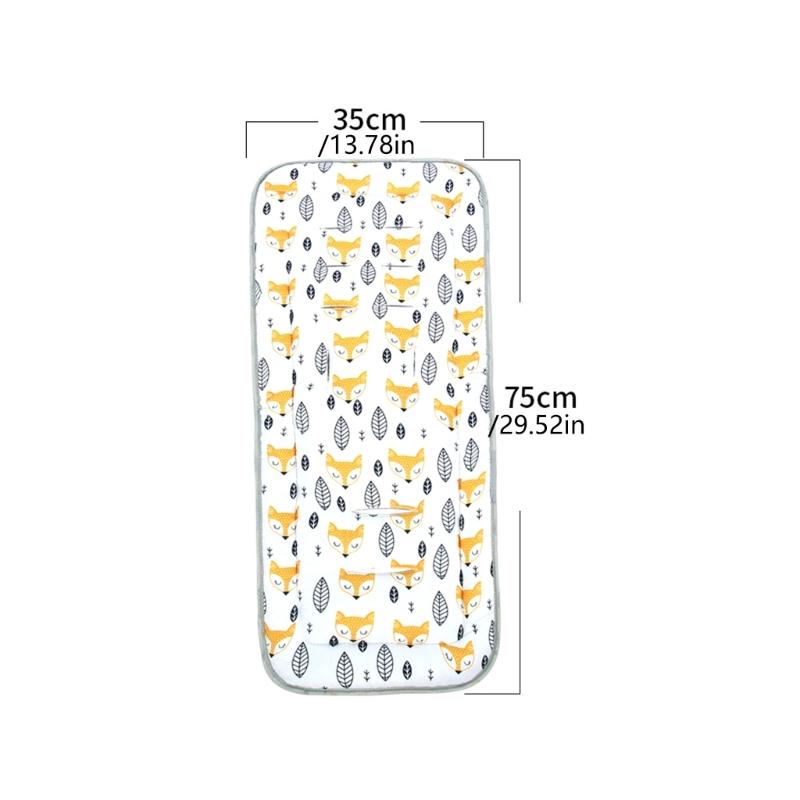 Premiums Baby Strollers Seat Pad Extra Thick Insulation Soft Machine Washable Cover for Most Pushchairs