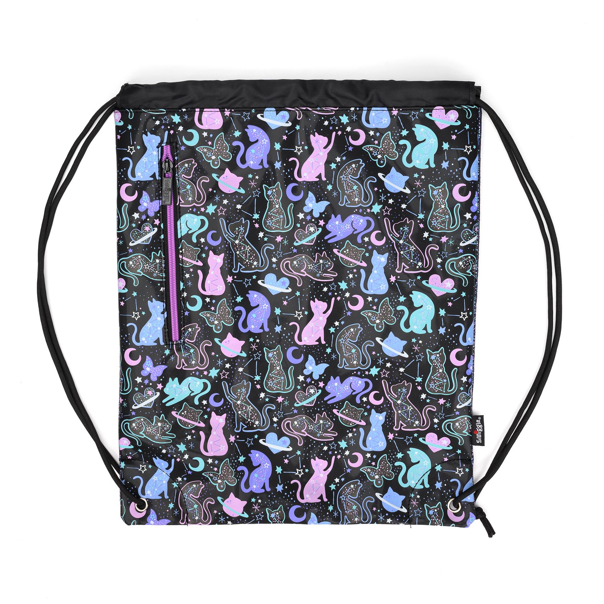 Smiggle Cartoon Student Drawstring Backpack for Primary School Children