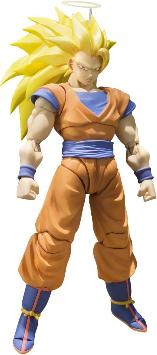 

TAMASHII NATIONS Dragon Ball Z Супер Сайян 3 Сон Гоку Примерно 155 мм ПВХ АБС Окрашенная Подвижная Фигурка S.H.Figuarts (Переиздание) &