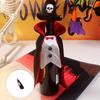 Washable Cloth Wine Bottle Sleeve Halloween Decoration Tabletop Accessory For Wine Containers And Vases