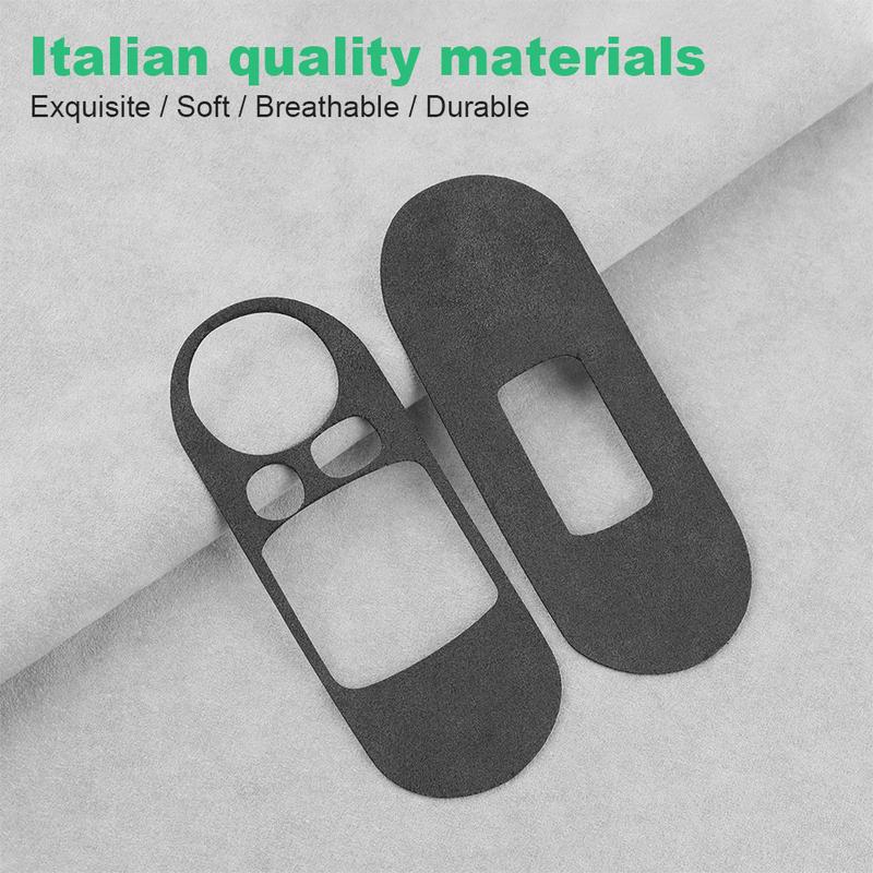 AMBERMILE Italian Top Suede Door Window Lifter Switch Panel Sticker for Mini Cooper F56 JCW Decal Trim interior Car Accessories
