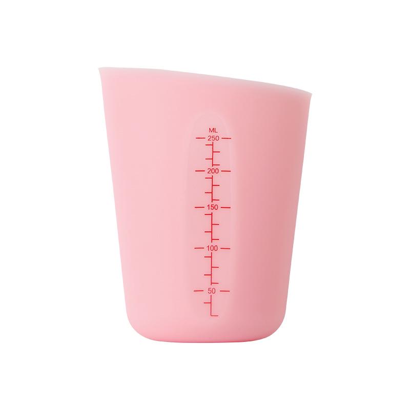 Double Scale Silicone Measuring Cup for Baking and Milk Tea