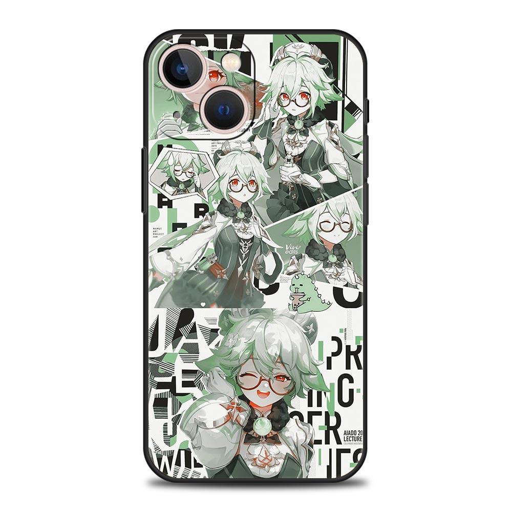 Genshin Impact Top Games Luxury Phone Case For iPhone 13 15 14 12 Mini 11 Pro MAX XR X SE XS 7 8 Plus Silicone Protection Cover