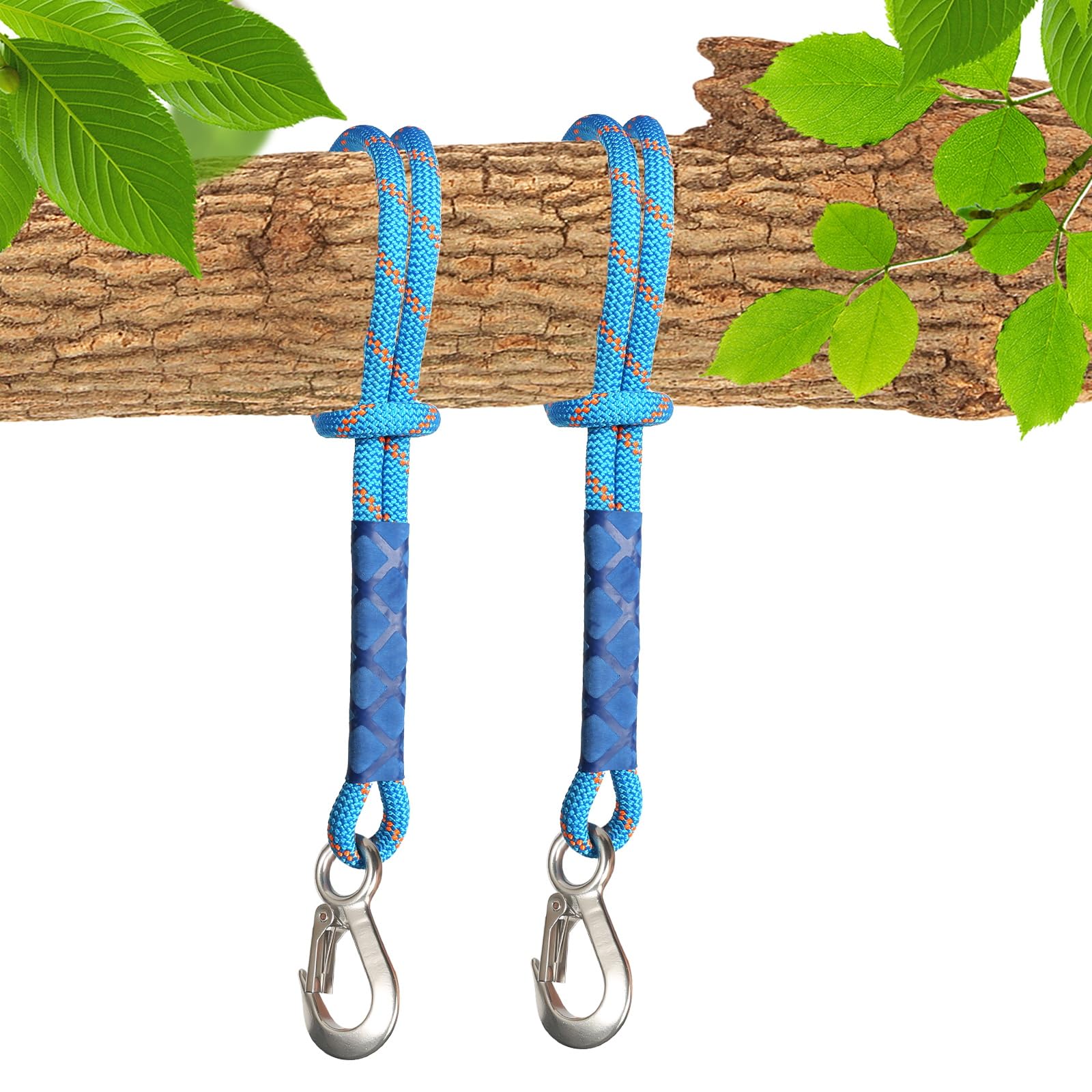 

2Pcs Heavy-Duty Tree Swing Rope, Hammock Tree Hanger Suspension Kit, Used for Outdoor Swing Hammock Playground Set Accessories