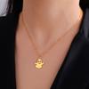 Teamer Pumpkin Ghost Halloween Stainless Steel Pendant Necklace For Women Man Handmade Design Fashion Jewelry Gift 2026 New