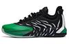 Men's Sneakers Anta GH1 Hayward Cushioning, Wear Resistant Low Top Basketball Shoes Men's Black Green
