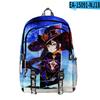 Trendy Popular Genshin Impact Student School Bags Unisex 3D Print Oxford Waterproof Notebook multifunction Travel Backpacks