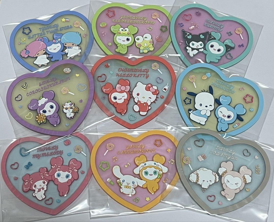 

[USED] TWICE LOVELYS x Sanrio Clear Rubber Coaster Gacha (9 Types)