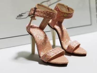 Figure for TBLeague For Large Size Fashion Sexy Beautiful Leather Style Fashion High Heel Shoes Head and Clothes Not Red [TOYBARJAPAN] 1/6