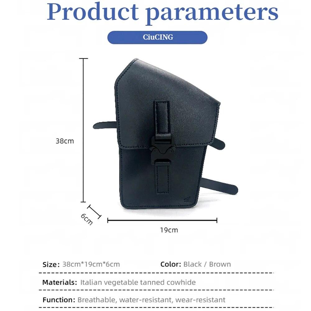 2023 New Motorcycle Cowhide Side Bag Storage Bag for Honda Cl250 Cl300 Cl500 CL 250 CL 500 Tool Bag Cup Bag Glove Storage Bag