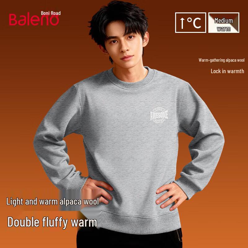 

Baleno Men s Fleece-Lined Pullover Sweatshirt M