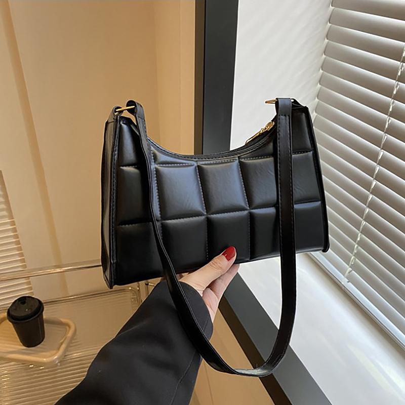 

Solid Color Female Bags For Women Trend Pu Leather Underarm Handbags Travel Women S Bag Tote Shoulder Messenger