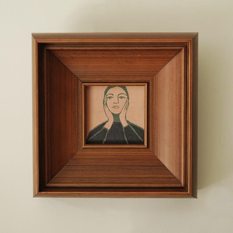 BeiduoYang Vintage Solid Wood Decorative Wall Art