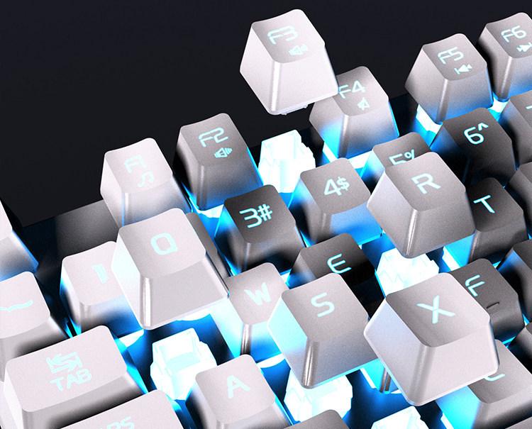 USB Wired Gaming Keyboard & Mouse Set - Mechanical Feel, Universal for Desktop & Laptop