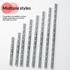 2Pcs Kitchen Cupboard Drawer Slides 17Mm Wide Furniture Guide Rail Full Extension Parts Hardware Furniture Drawer Slides Parts