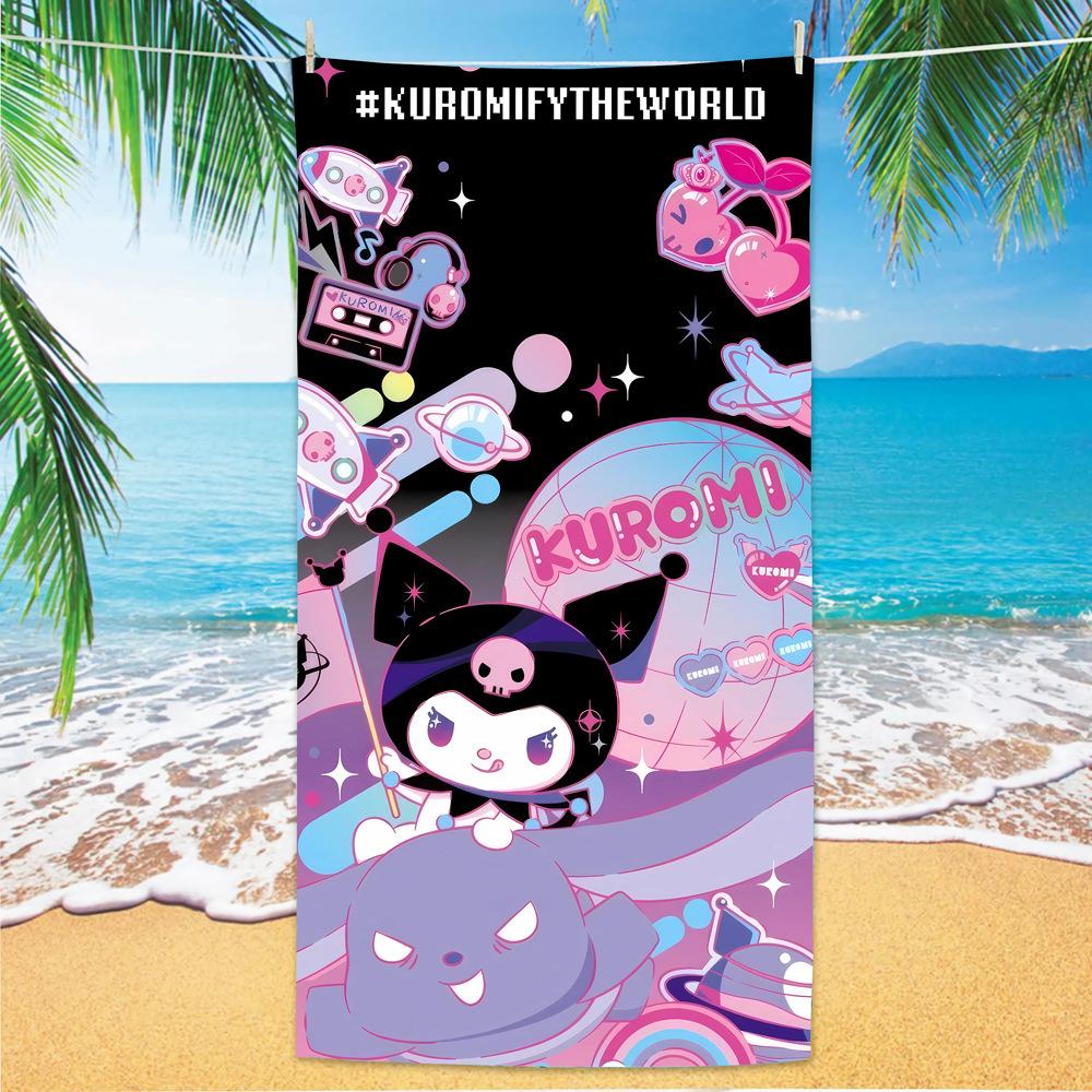 New Printed Beach Towel Stitch Kulomie Beach Towel Children'S Cartoon Towel Cloth