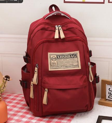 XHSHBAG Durable Multi Pocket Backpack with Adjustable Straps and Zippered Compartments for Everyday Use and Travel