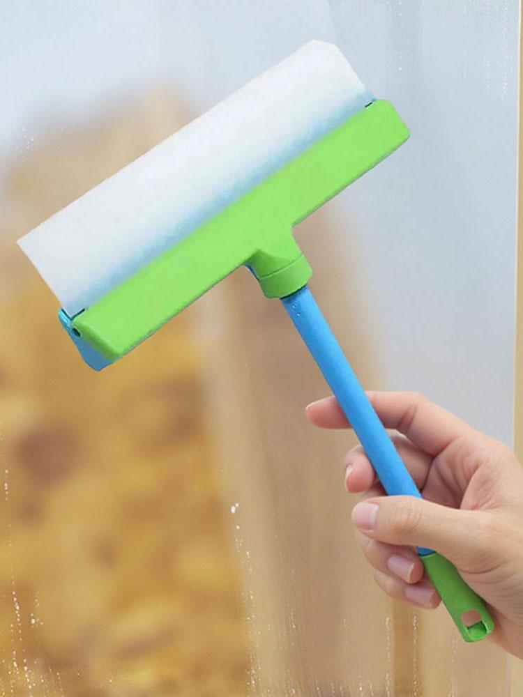 Silicone Window Squeegee Kit Reusable Multifunction Clean Scraper Anti-Slip Microfiber Cleaning Mop Car Cleaning Wiping Tools