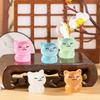 5/10/15-Piece Mini Lucky Cat Set Glow-in-the-Dark Edition Dollhouse Accessories Luminous Cat Home Desktop Decor
