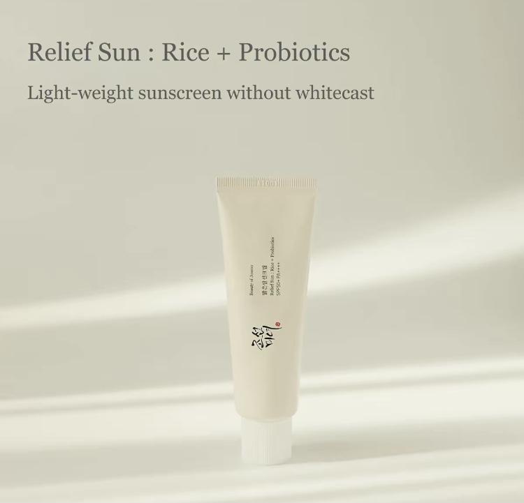 Schönheit von Joseon Relief Sun : Reis + Probiotika SPF 50+ PA++++ 50ml