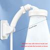 High Pressure Shower Head with Rotating Elbow, 2-in-1 Handheld & Rain Showerhead, Adjustable Bathroom Shower