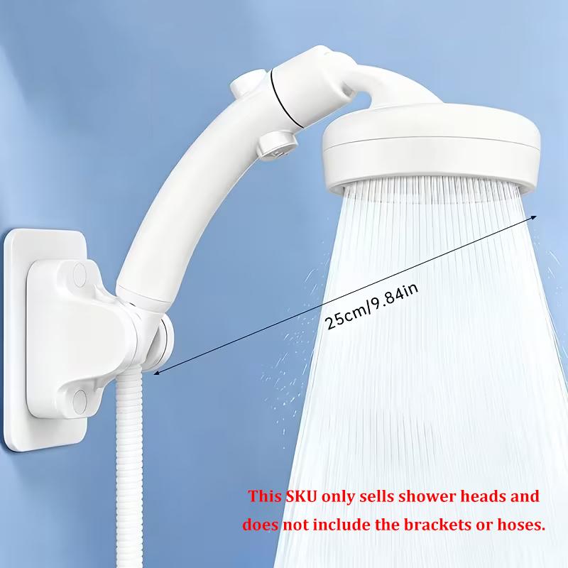 High Pressure Shower Head with Rotating Elbow, 2-in-1 Handheld & Rain Showerhead, Adjustable Bathroom Shower