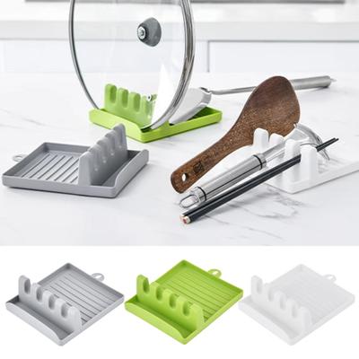 Topfdeckel-Aufbewahrungsregal, rutschfest, multifunktionaler Löffel-/Spatelhalter, Arbeitsplatten-Organisationsregal für Zuhause