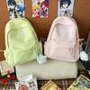 Schoolbag New High-value Japanese Ins Fresh and Sweet Candy-colored Backpack Junior High School Students Lightweight Large-capacity Backpack