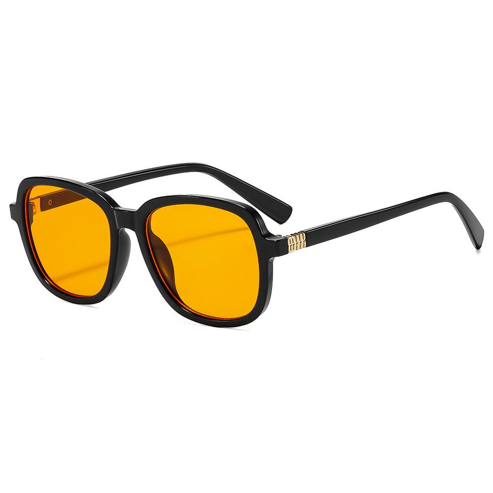 European Retro Square Frame Sunglasses - Versatile Unisex Street Style, Influencer Fashion, High-End Feel