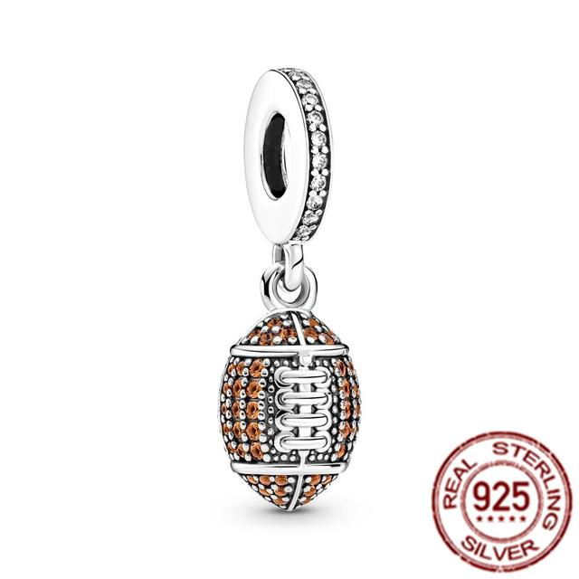 Fit Original Fasion Bracelet Bangle 925 Sterling Silver Balloon Beach &Parrot Dangle Charm Bead Diy Jewelry For Women Gift