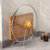 1Pieces Chopping Board Holder Stainless Steel Pan Lid Rack Cutting Board Stand Holder Kitchenware Organizer Outdoor Tableware