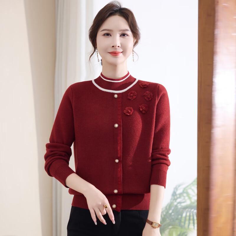 Tucano Women's Elegant Fleece-Lined Knit Sweater