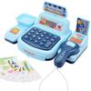 Supermarket Pretend Play Set for Cash Register Toy with and Calculator Merchant Role and Credit Card Play Ages Boys and Christmas Gift Kids, Scanner,